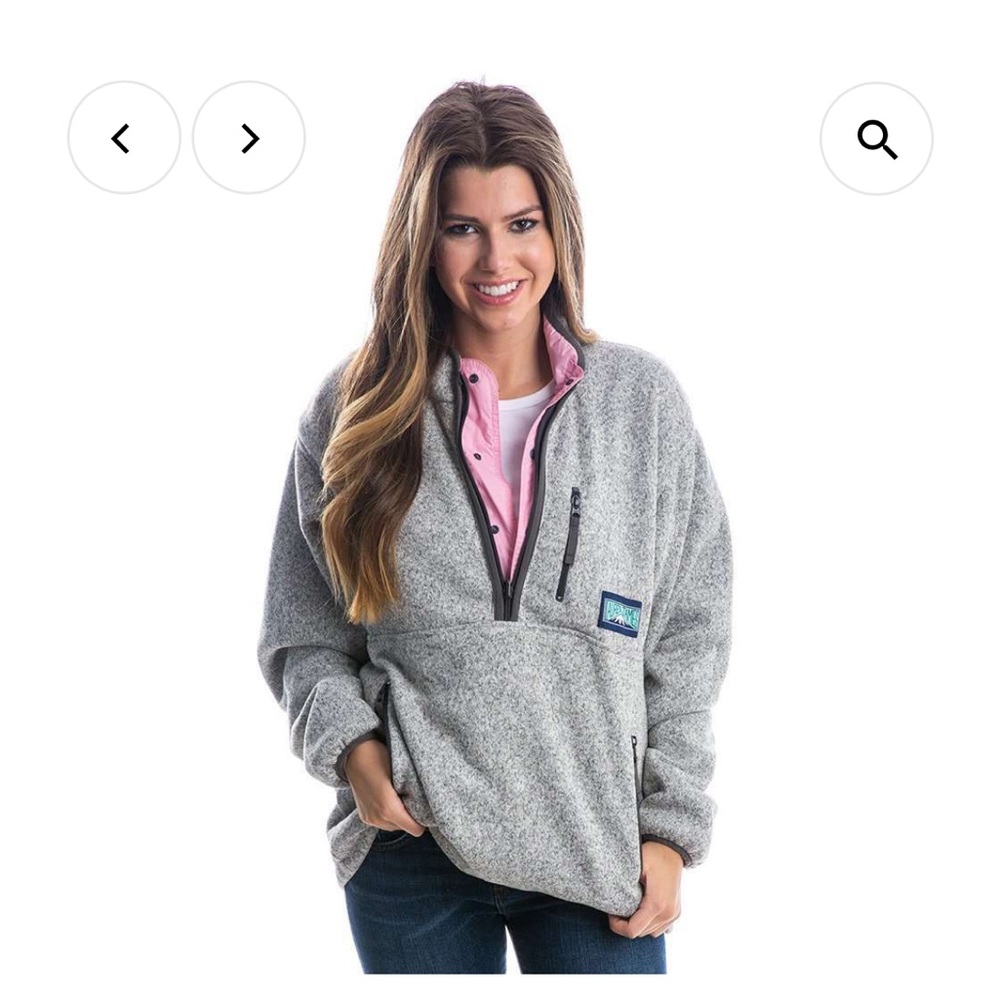 Whistler Throwback Reversible Pullover in Candy Pink by Lauren James